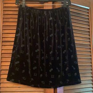 NWT Adam Levine Velvet Jewels Skirt
